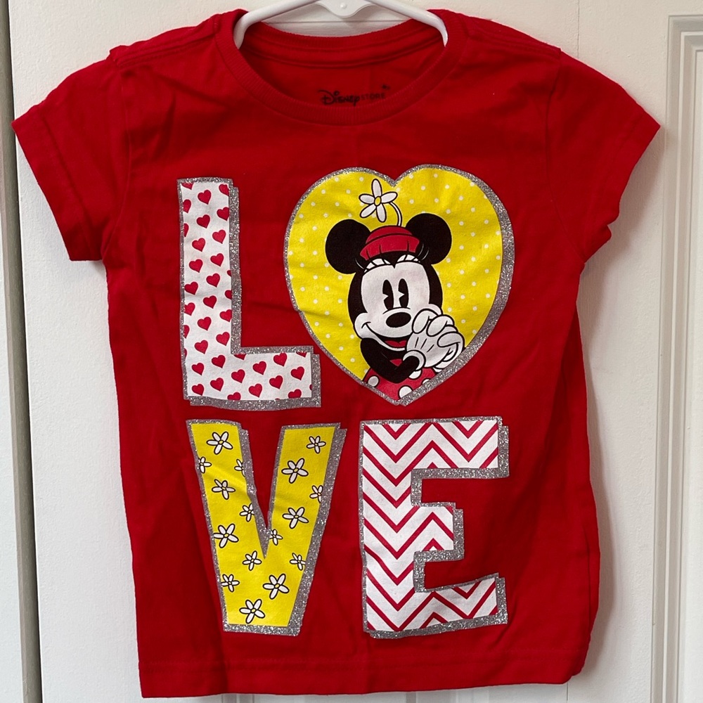 Disney Minnie Love Shirt XXS 2/3